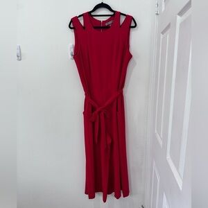 Danny & Nicole Red Sleeveless Romper - Size 16